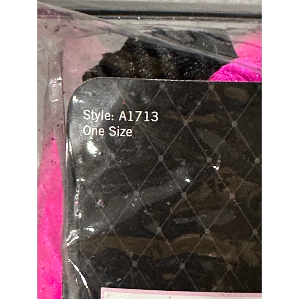Leg Avenue Three Tier Iridescent Petticoat Pink Black Ruffle Tutu A1713 OS - Picture 2 of 4